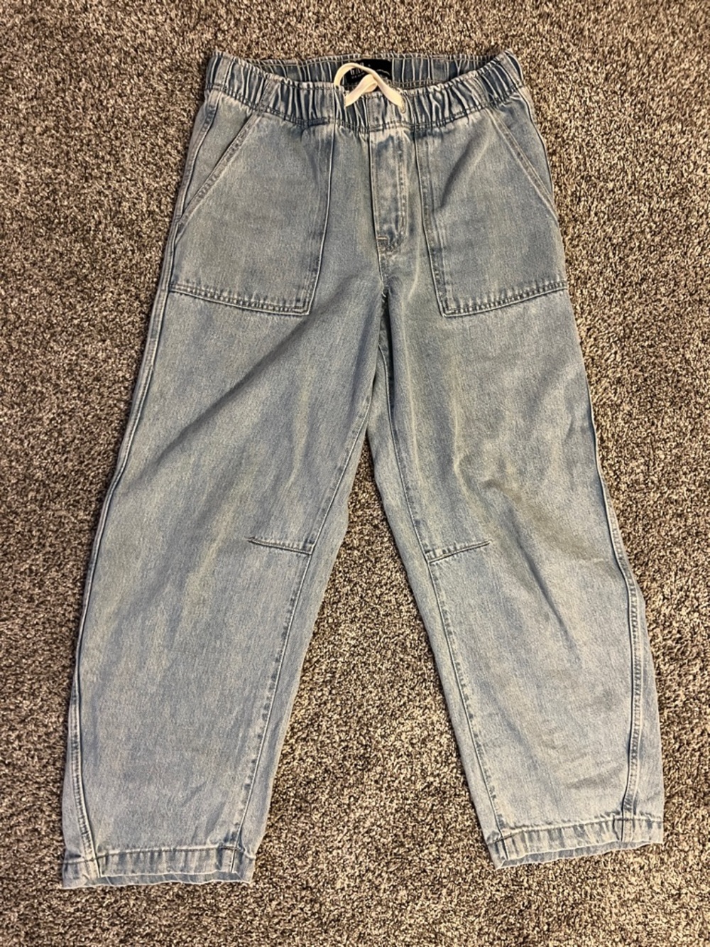 GAP Light Blue Denim Pull-On Barrel jeans